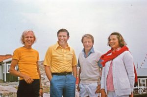 Paavo Turtiainen, Steven Weiss, Eric Steiner, Ingrid Bergman on Dannholmen